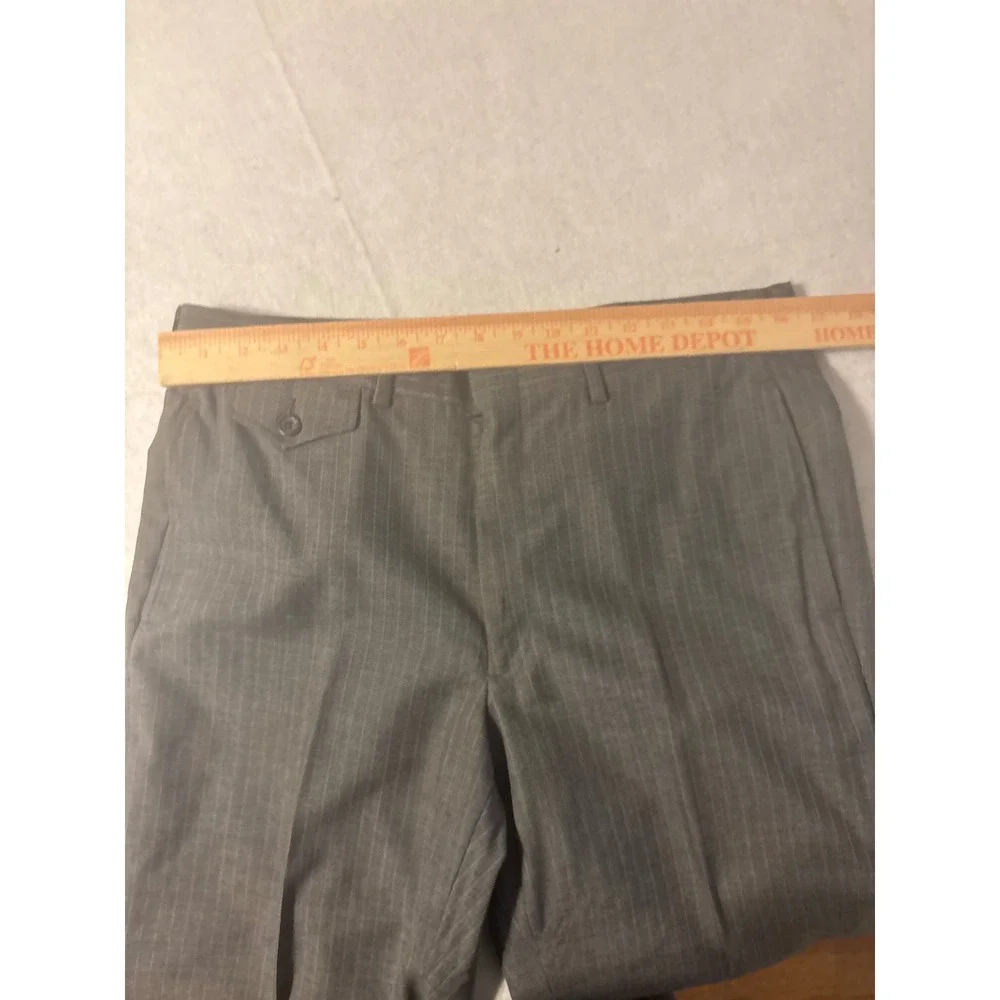 Polo University Ralph Lauren Blazer Mens‎ Grey Pinstripe SZ 37R Pant31x30
